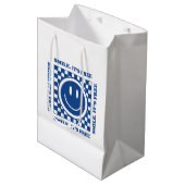 Lach, het is gratis medium cadeauzakje (Voorkant Gekanteld)