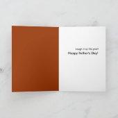 Lach het omhoog dit Vaderdag Kaart (Binnen)