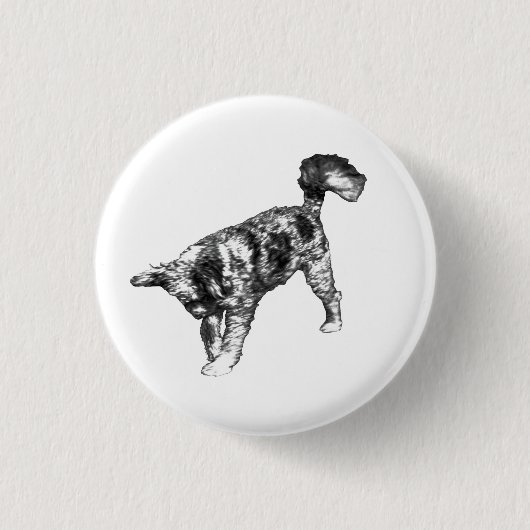 Lach je een weg door de dag ronde button 3,2 cm (Voorkant)