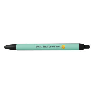 Lach, Jezus houdt van je Zwarte Inkt Pen