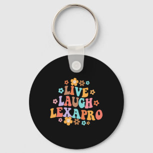 Lach Lexapro Groovy Geestelijke Gezondheid Therape Sleutelhanger