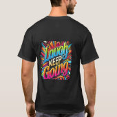 Lach maar door t-shirt (Achterkant)