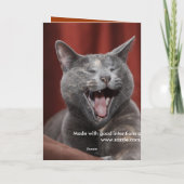 Lach maar! kaart (Achterkant)