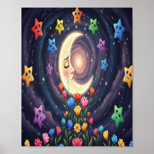lach sterren poster (Voorkant)