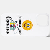 Lach! U bent op camera Case-Mate iPhone Case (Achterkant (horizontaal))