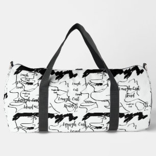 Lach uit luid basketbal Football voetbal Plunjezak