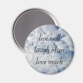 lach vaak vaak veel liefde magneet (Voorkant / Achterkant)