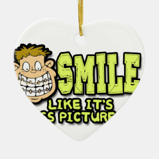 Lachen alsof het een eersteklas Afbeelding dag is Keramisch Ornament
