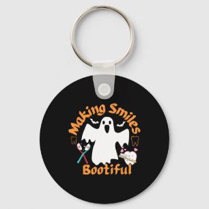 Lachen Bootiful Funny Ghost Dentist Halloween Dent Sleutelhanger
