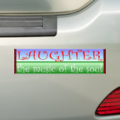 lachen bumpersticker (Op auto)