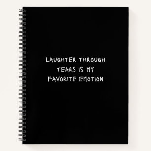 "Lachen door tranen" Spiral Journal – Rainbow Notitieboek