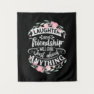 Lachen En Vriendschap Wandkleed