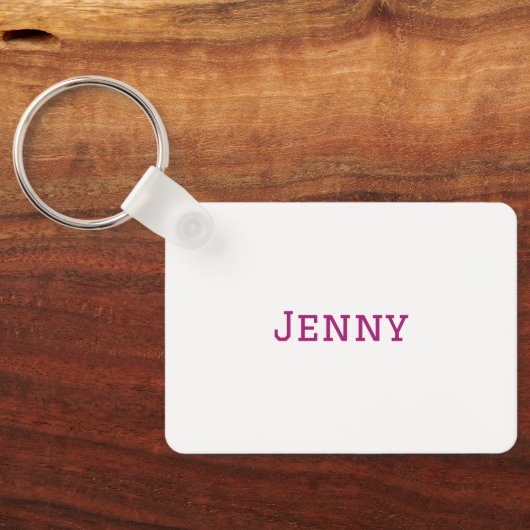 Lachen geneest Schattigee Llama-Sleutelhanger Sleutelhanger (Achterkant)