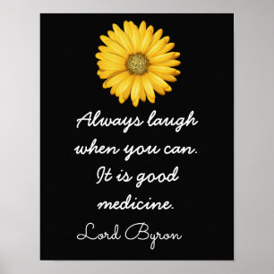Lachen Goede Geneeskunde -- _ Kunstprint_ Poster