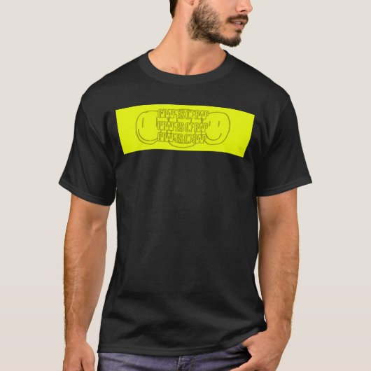 Lachen, grafieken van Rap T-shirt (Voorkant)