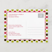 Lachen helemaal de weg vakantie fotokaart Briefkaa Feestdagenkaart (Achterkant)