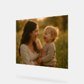 Lachen in bloei - een lente-obligatie acryl bord (Hoek)