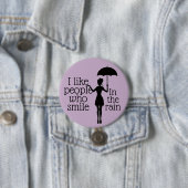 Lachen in de Regen Button (In situ)