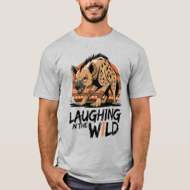 Lachen in het wild - Fierce Hyena Tribal Style T-shirt