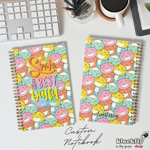 Lachen is de beste outfit! Kat motivatie Notitieboek