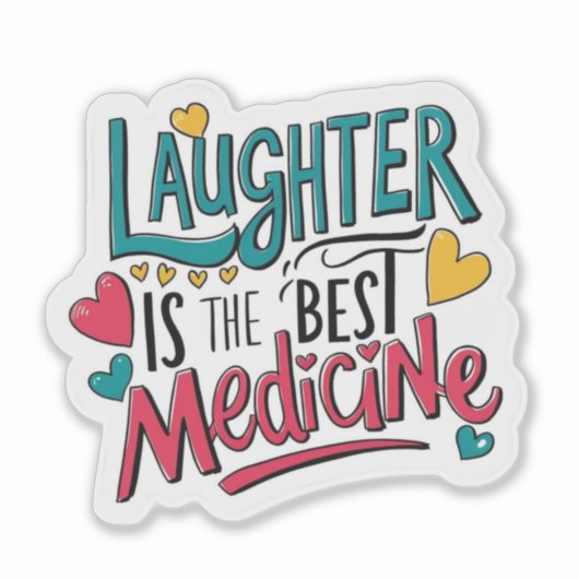 Lachen is de beste Sticker (Voorkant)