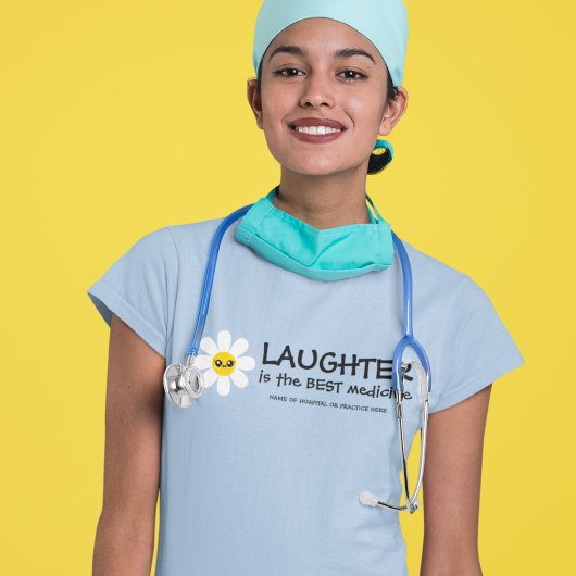 Lachen is het beste medicijn voor de T-shirt