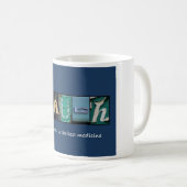 lachen koffiemok (Voorkant rechts)