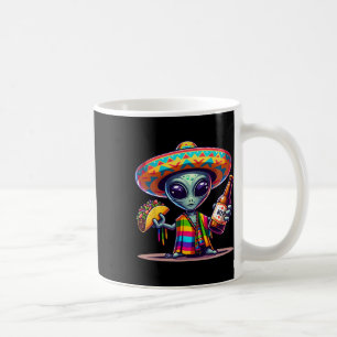 Lachen met buitenaardse taco's en bier Cinco de Ma Koffiemok