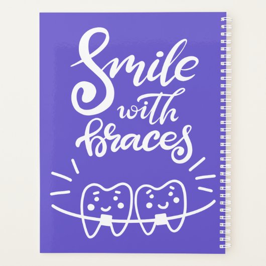 Lachen met races | Glimlende Teeth Planner (Achterkant)