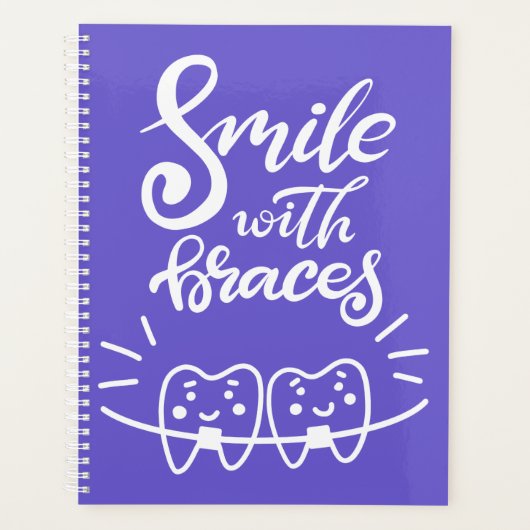 Lachen met races | Glimlende Teeth Planner (Voorkant)