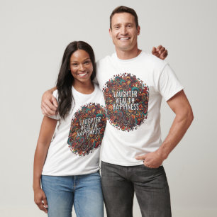 Lachen, rijkdom, t-shirt
