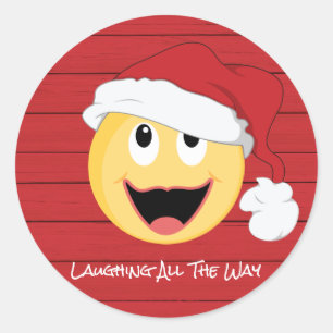 Lachen Santa Imoge Sticker