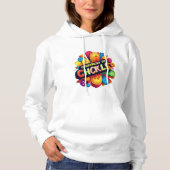 "Lachen valuta's leuk." Hoodie (Voorkant)