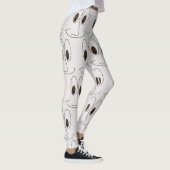 Lachend Gezichtspatroon Grappig Leggings (Rechts)