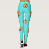 Lachend koekjespatroon leggings (Achterkant)