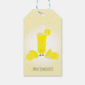 Lachend limonadeglas | Cadeau Labels Cadeaulabel (Achterkant)