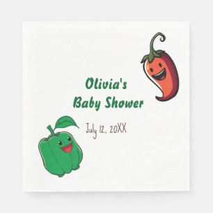 Lachend Peppers Baby shower Servet