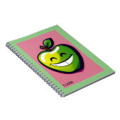 Lachende appel notitieboek (Rechterzijde)