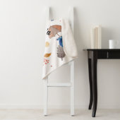 Lachende baby hippo sherpa deken (In situ)