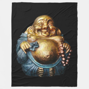 LACHENDE BUDDAH FLEECE DEKEN