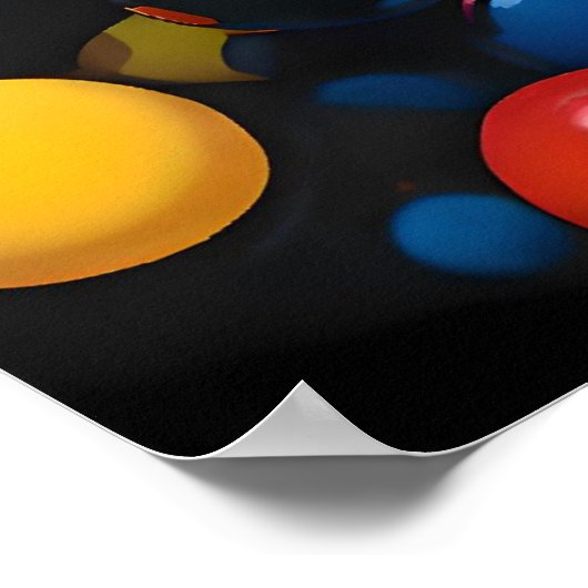 LACHENDE CLOWN IN BALPUT POSTER (Hoek)