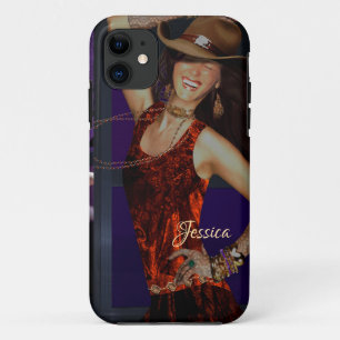 Lachende Cowgirl telefoonhoesje iPhone 11 Hoesje