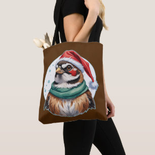Lachende dieren kerst favorieten - Mus 1 Draagtas