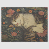 Lachende kat Decoupage Tissuepapier (Voorkant)