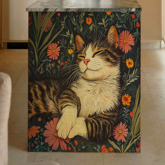 Lachende kat Decoupage Tissuepapier