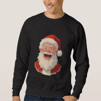 Lachende kerstman trui