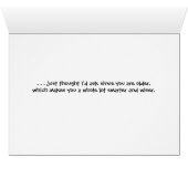 Lachende Koe Verjaardag (Binenzijde Horizontaal (Onderkant))