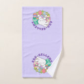 Lachende konijntje & paaseieren - Eiercellent Spri Bad Handdoek (Handdoek)