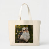 Lachende kookaburra grote tote bag (Voorkant)