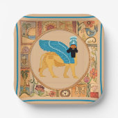 Lachende Lamassu Papier Bord (Voorkant)